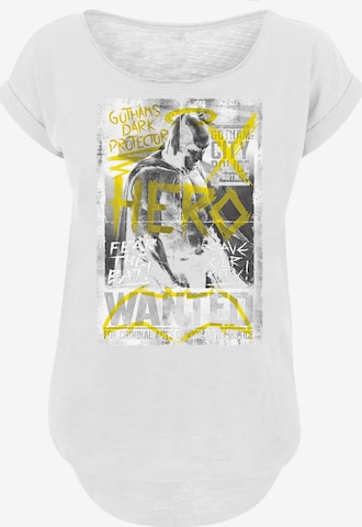 F4NT4STIC Shirt 'Batman V Superman Wanted' in White: front