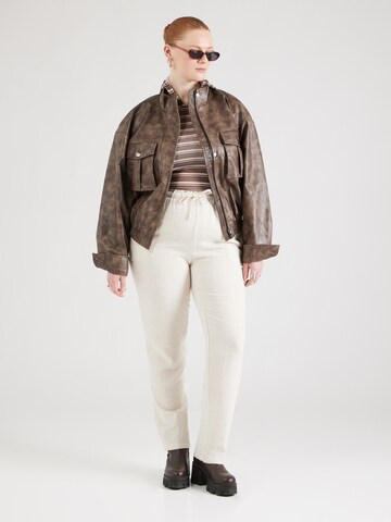 ONLY Carmakoma - Slimfit Pantalón 'SIESTA' en beige