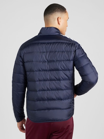 ADIDAS SPORTSWEAR Outdoor jacket 'Essentials 3-Stripes Light Down' in Blue