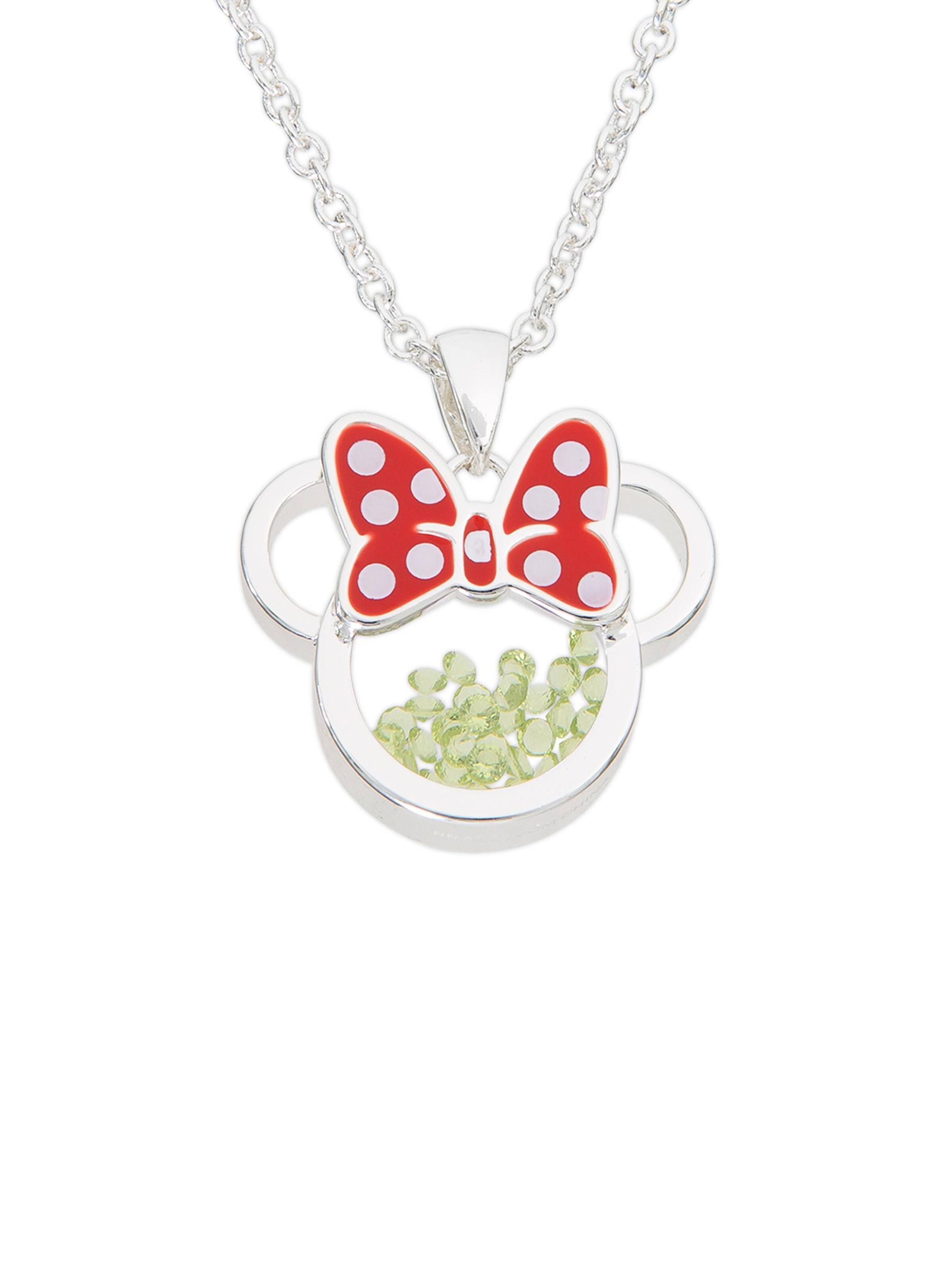 Bijou 'Minnie Mouse Geburtsstein' DISNEY en vert