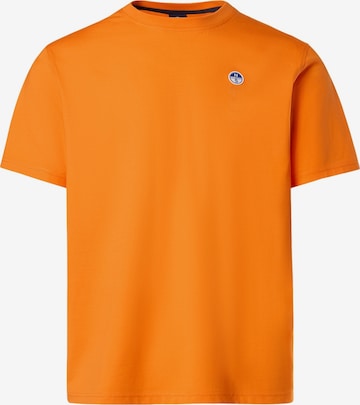 T-Shirt North Sails en orange : devant