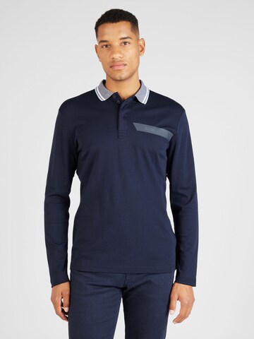 BOSS Poloshirt 'Plisy' in Blau: Vorderseite