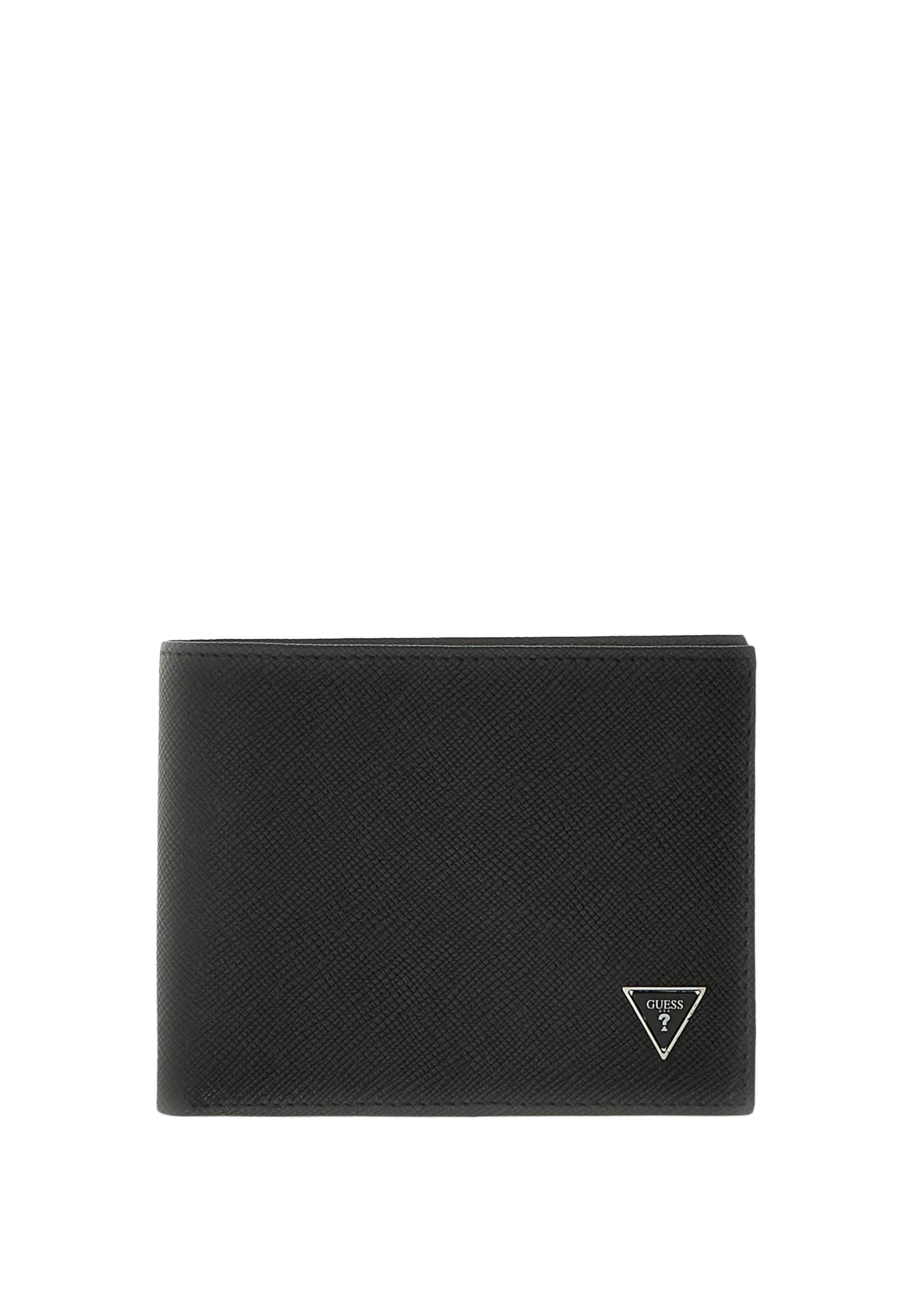 GUESS Wallet 'Milano' in Black: front