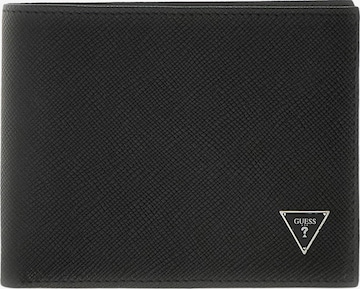 GUESS Wallet 'Milano' in Black: front