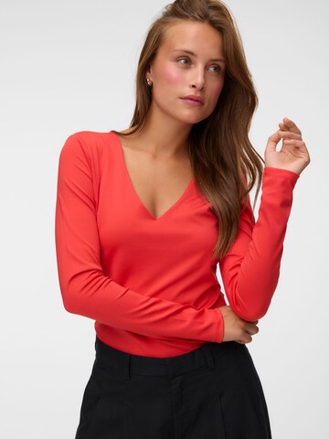 VERO MODA Shirt in Rood: voorkant