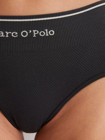 Marc O'Polo Broekje 'Seamless Waffle' in Zwart