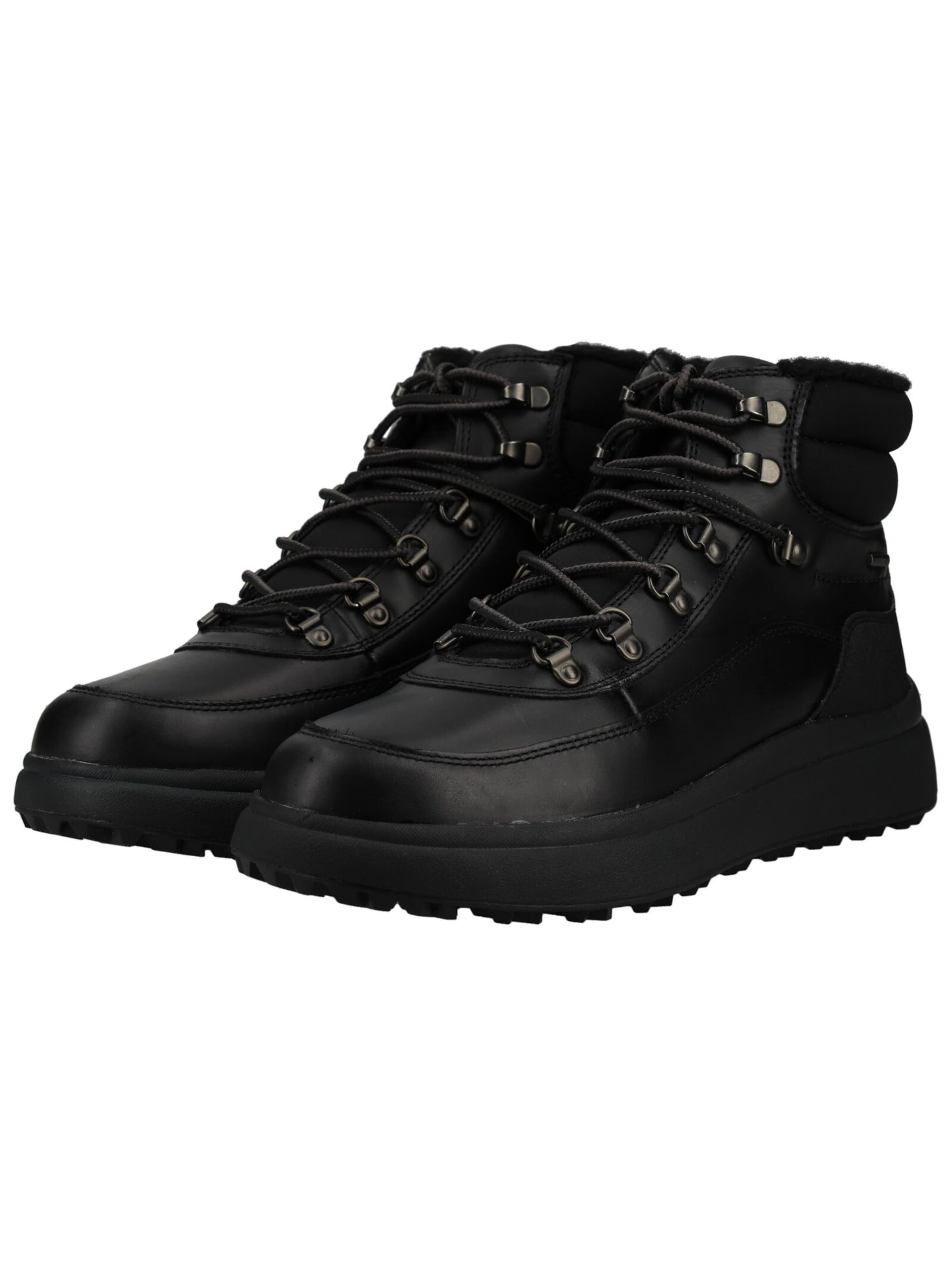 GEOX Schnürboots in Schwarz