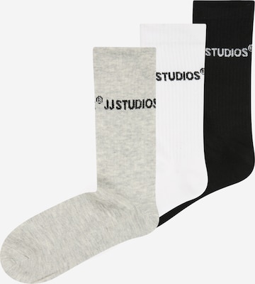 Jack & Jones Junior - Calcetines 'JACSOHO' en gris: frente