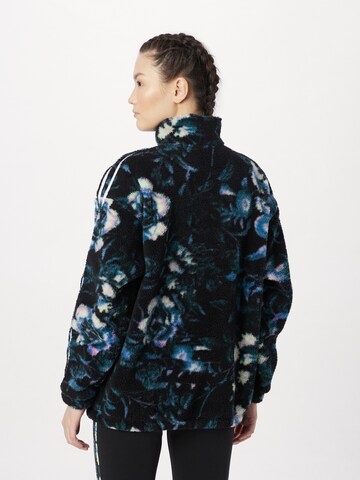 ADIDAS ORIGINALS Pullover 'Allover Print Flower Fleece' in Schwarz