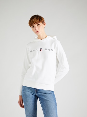 GANT Sweatshirt in Wit: voorkant