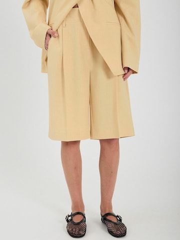 NORR Normální Kalhoty ' Alli ' – žlutá: přední strana