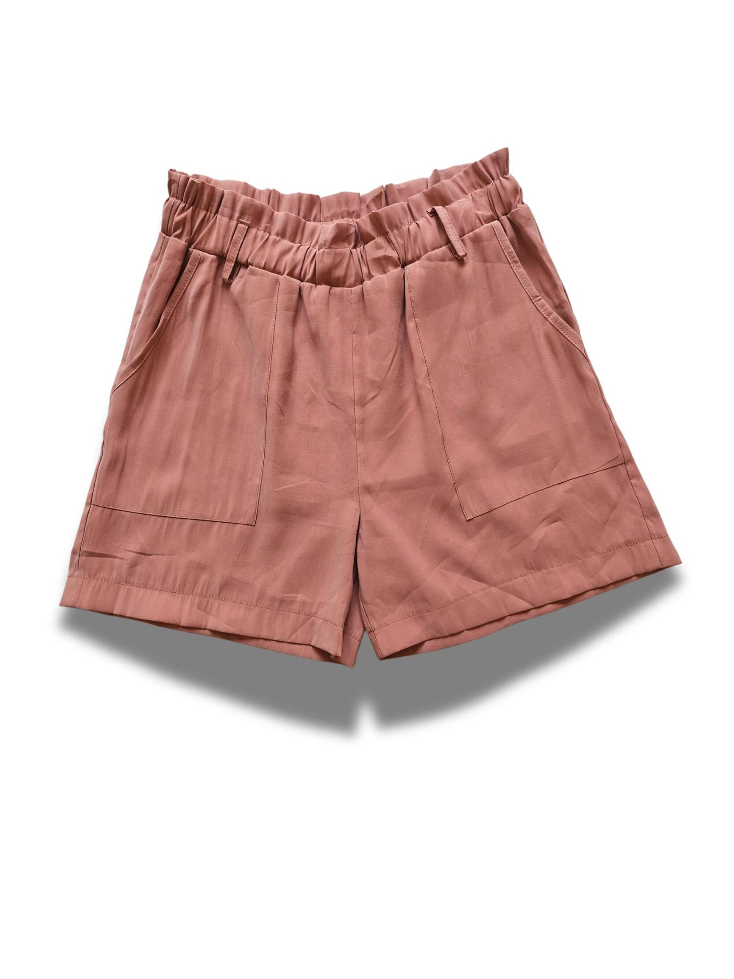 Wide Leg Pantalon folklorique 'Viscose Summer Shorts' Your Passion Fashion en orange : devant