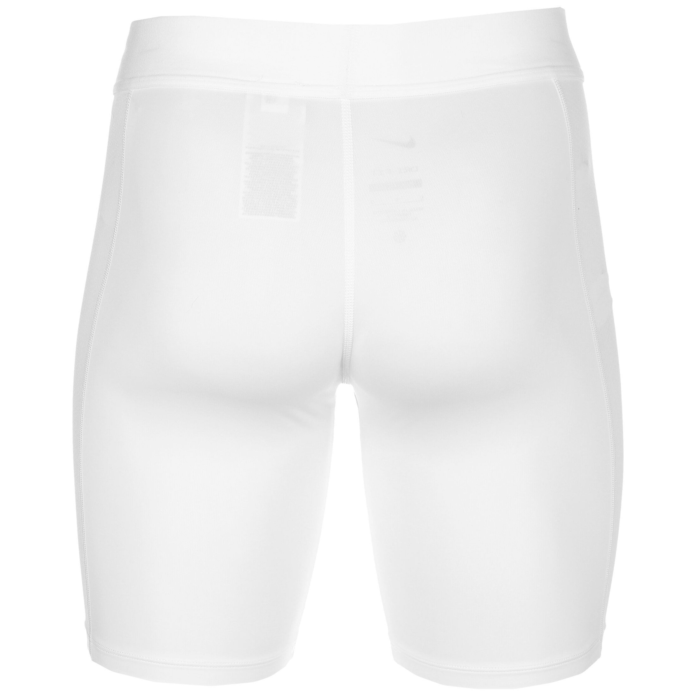 NIKE Skinny Sportshorts in Weiß