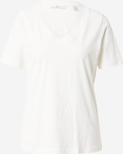 Tricou EDC BY ESPRIT pe alb murdar, Vizualizare produs