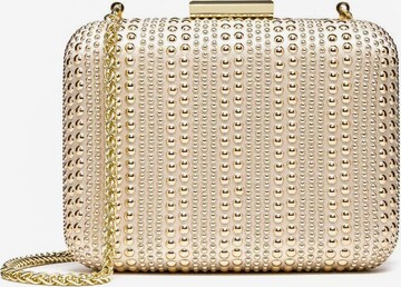 Kazar Clutch in Gold: front