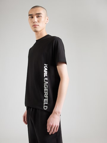 Karl Lagerfeld Koszulka w kolorze czarny: przód