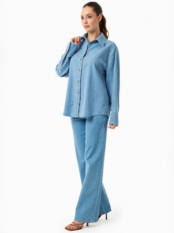 Organication Bluse in Blau
