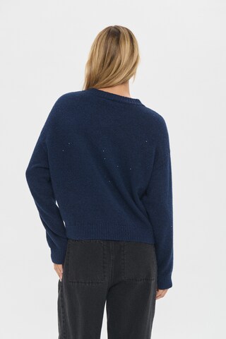 SAINT TROPEZ Knit cardigan ' NovaSZ' in Blue