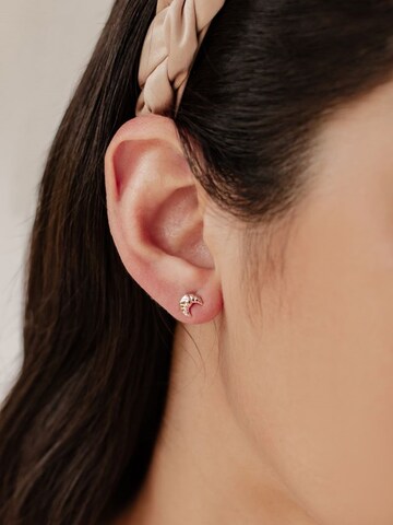 Hey Happiness - Pendientes 'Croissant' en oro