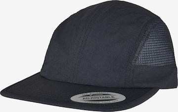 Flexfit Cap in Blau: Vorderseite