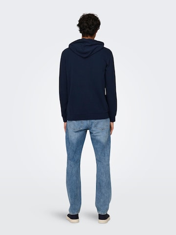 Only & Sons - Sudadera 'Lenny' en azul