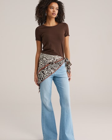 WE Fashion Μπλουζάκι σε καφέ