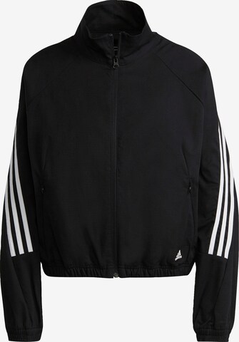 ADIDAS SPORTSWEAR Training jacket in Black: front