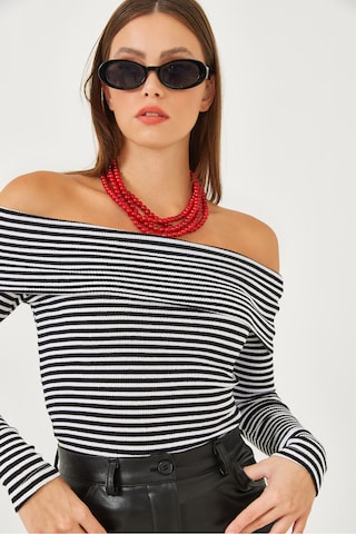 Bianco Lucci Shirt in Schwarz