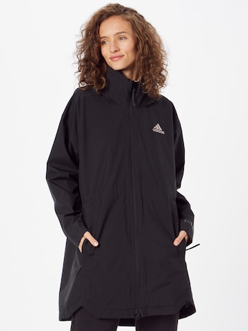 ADIDAS PERFORMANCE Outdoor Jacket 'Traveer' in Black: front