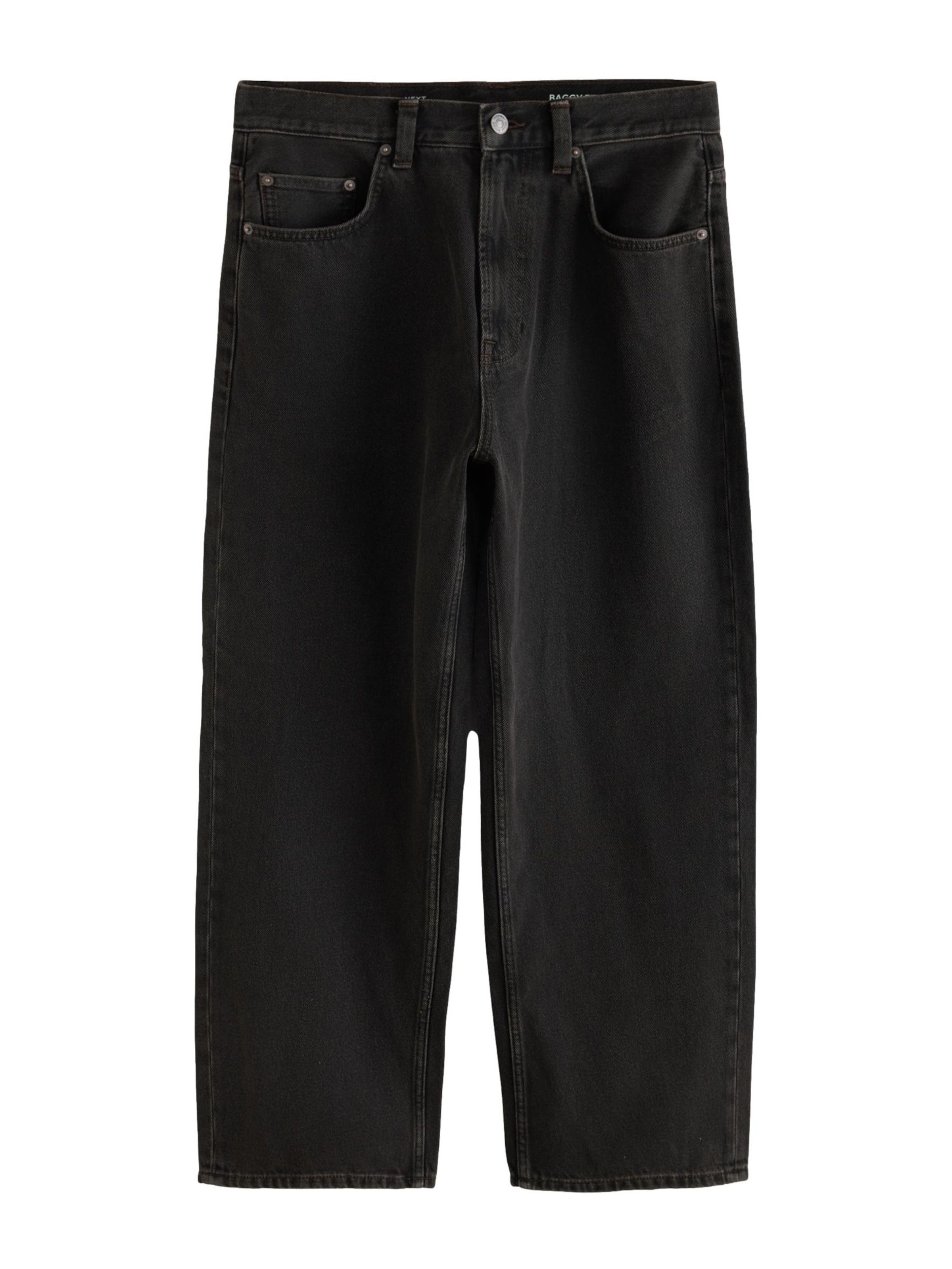 Next Baggy Jeans i brun: framsida