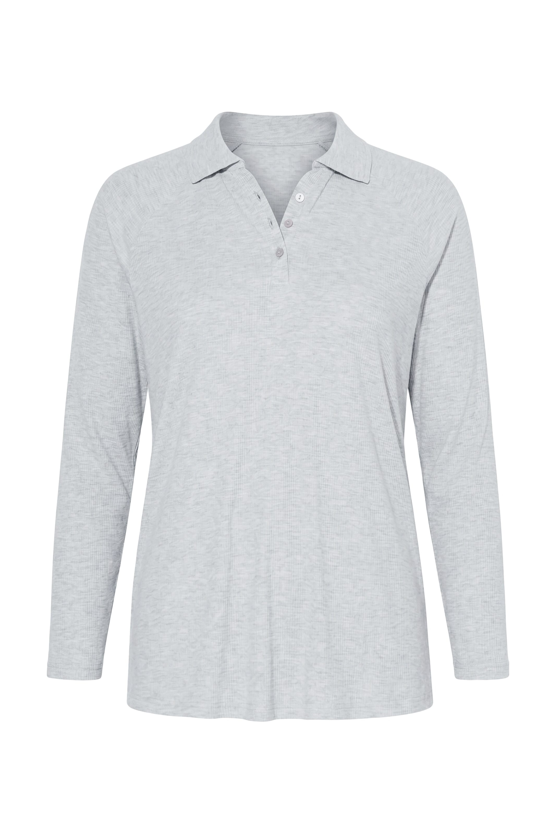 Ulla Popken Shirt in M-L in Mottled grey, Item view