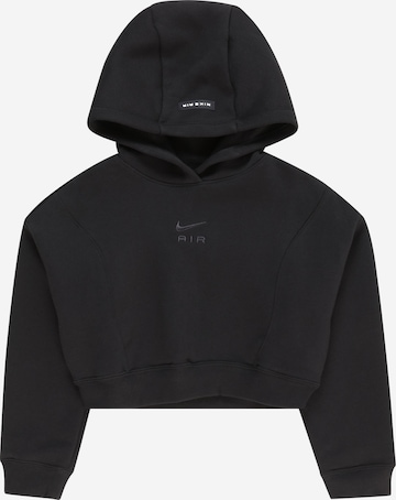 Nike Sportswear Sweatshirt in Black: front