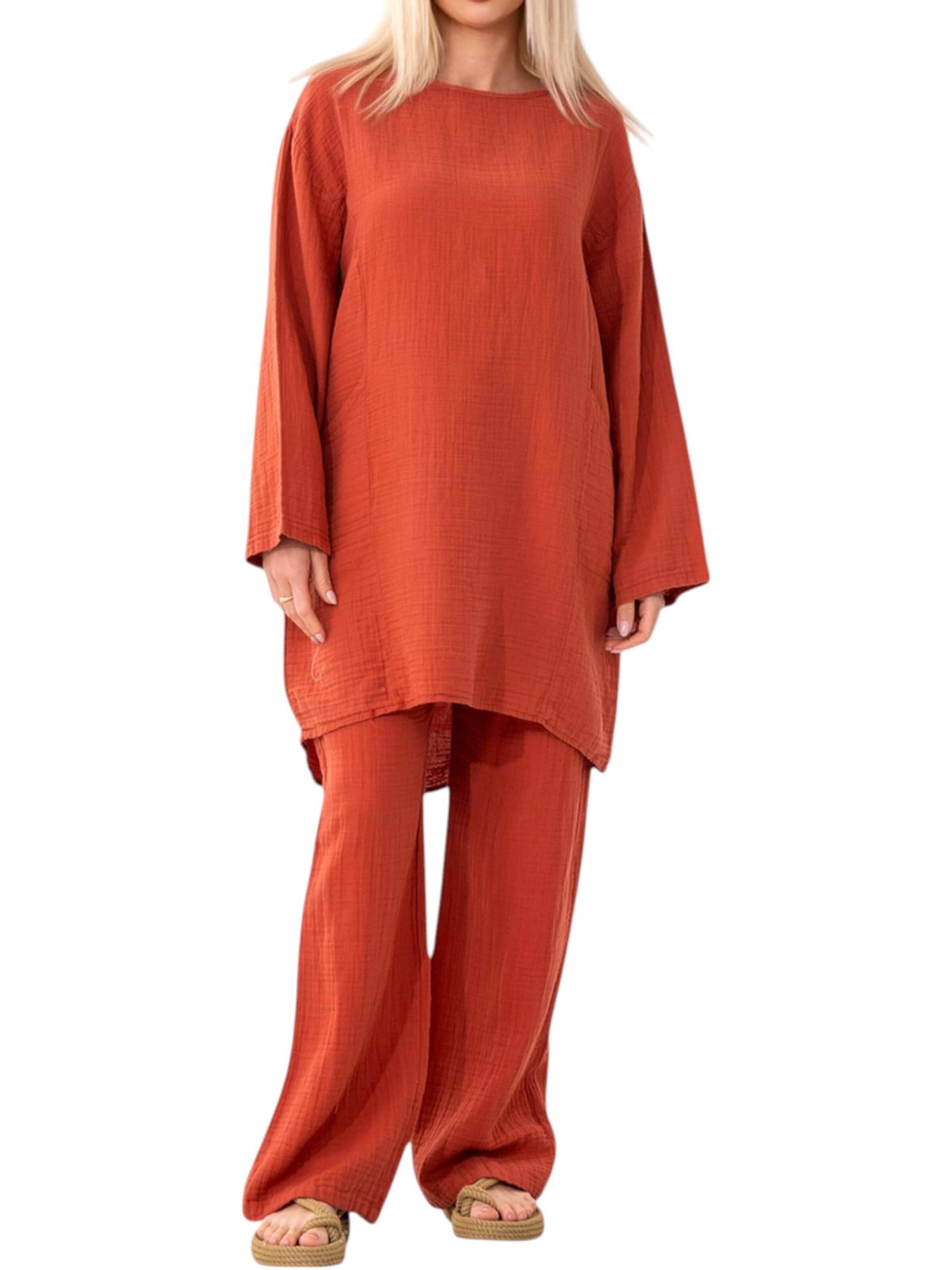 Camicia da donna 'NISA' di WENOR in rosso