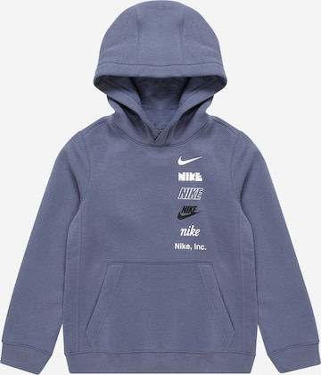 Nike Sportswear Sweatshirt in Blue: front