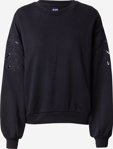 GAP Sweatshirt in Black: front