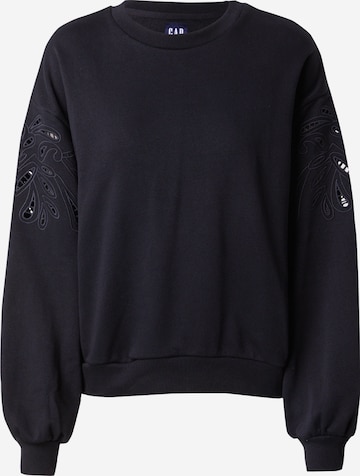 Sweat-shirt GAP en noir : devant