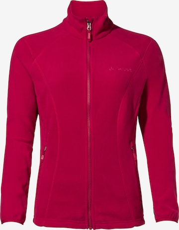VAUDE Fleecejacke ' Rosemoor ' in Rot: Vorderseite