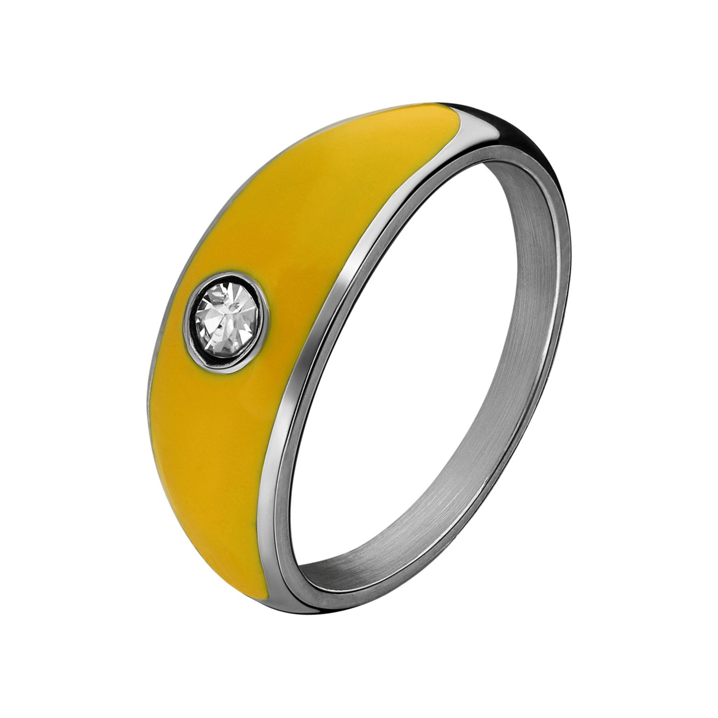 Lucardi Ring in Silver: front