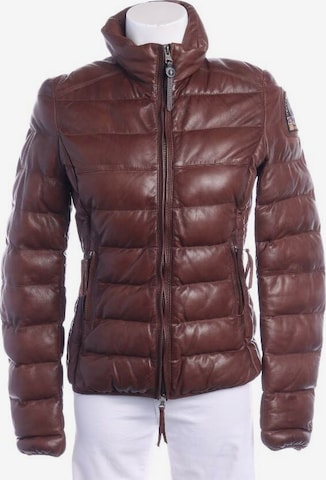 Parajumpers Lederjacke / Ledermantel XS in Braun: predná strana