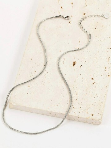 Hey Happiness Necklace 'Herz Duo' in Silver