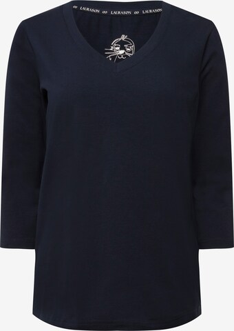 LAURASØN Shirt in Blauw: voorkant