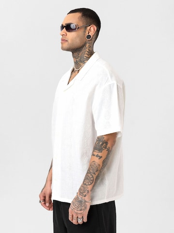 Dandalo Comfort fit Button Up Shirt 'Bjorn' in Beige