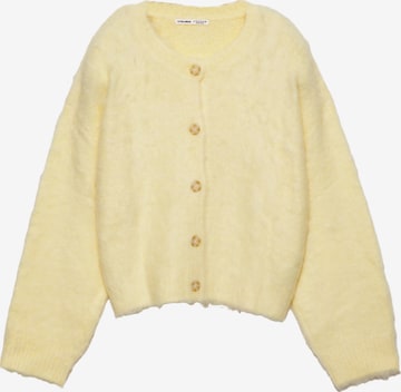 Pull&Bear Neuletakki värissä keltainen: etupuoli