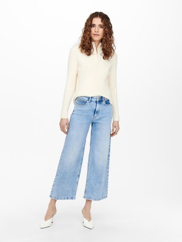 ONLY Wide leg Jeans 'MADISON' in Blue