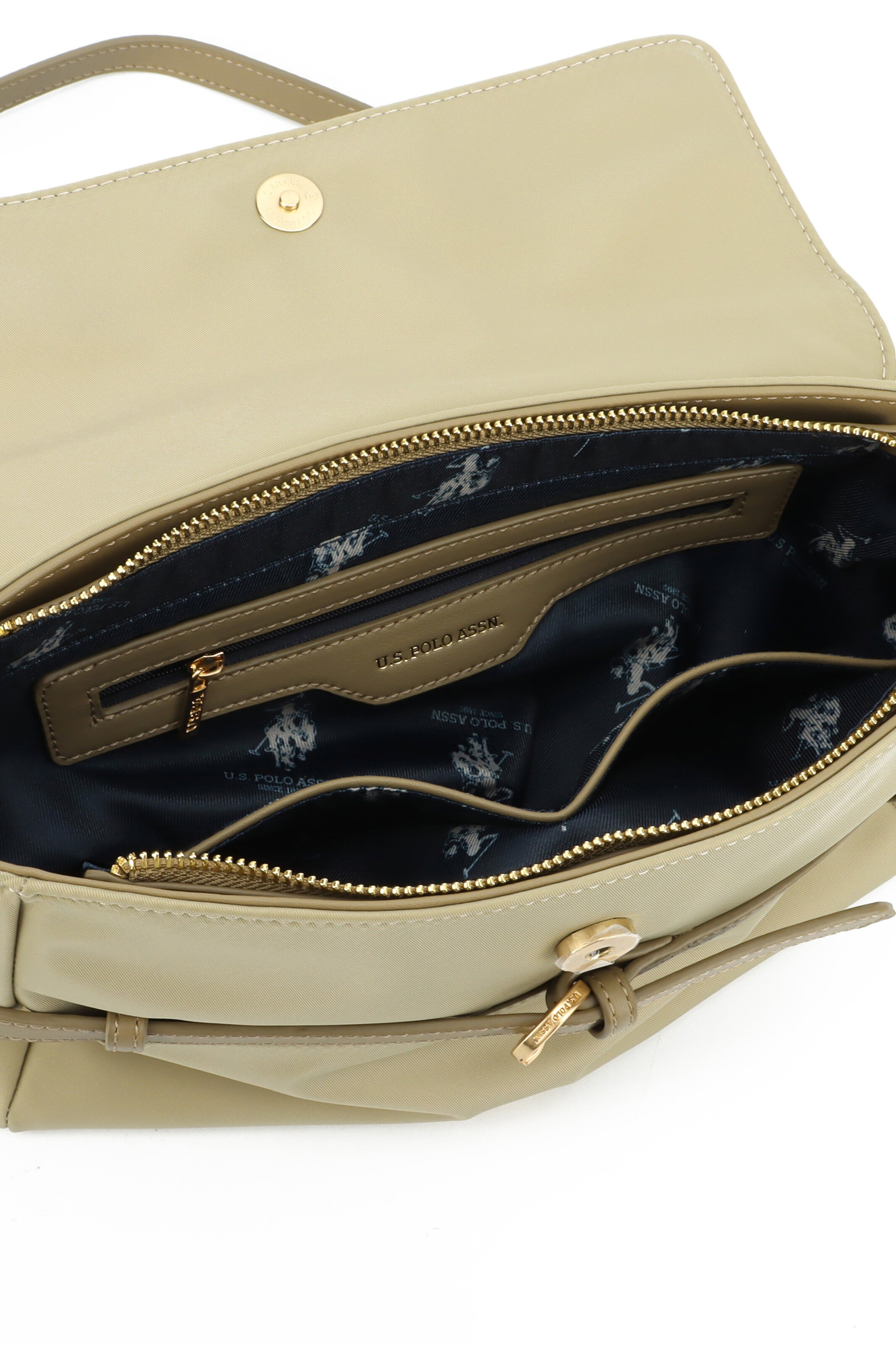 U.S. POLO ASSN. Tasche ' HOUSTON FLAP' in Beige