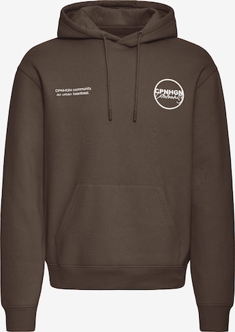BLEND - Sweatshirt 'BHLOUIS' em castanho: frente