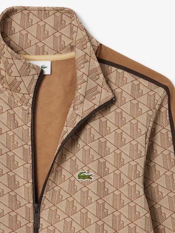 LACOSTE Sweat jacket 'Paris' in Beige