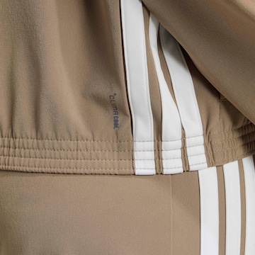 ADIDAS PERFORMANCE Training Jacket 'Essentials' in Beige