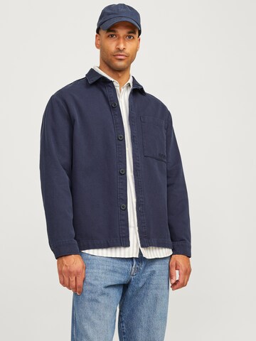 R.D.D. ROYAL DENIM DIVISION Comfort fit Overhemd 'RDDColter' in Blauw: voorkant