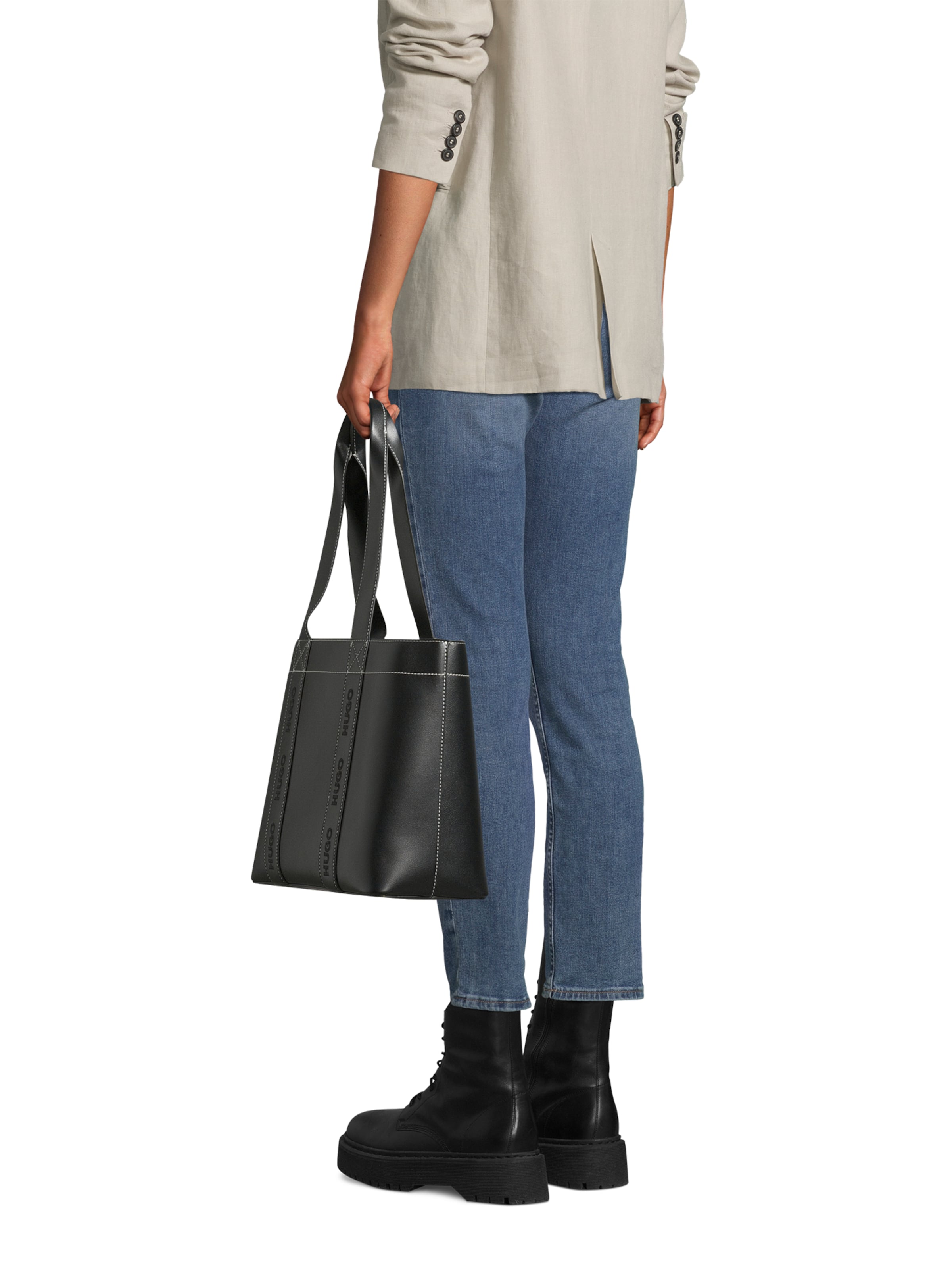 HUGO Shopper 'Becky' in Black: front